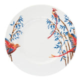 4x Dinner plates Bamboo & Singing Birds - THE WILD SHOWCASE