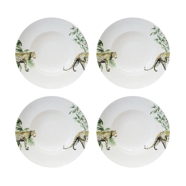 4x Pasta plates Jungle Stories Panther - THE WILD SHOWCASE