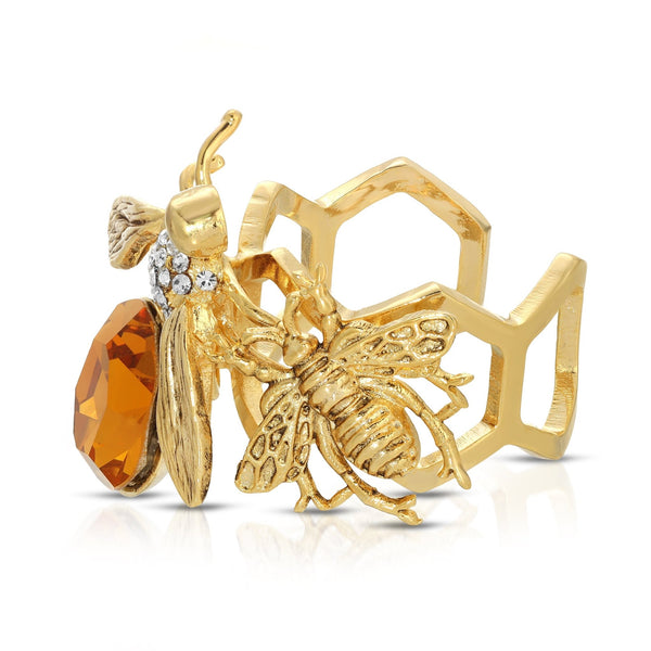 Bee Honeycomb Ring - THE WILD SHOWCASE