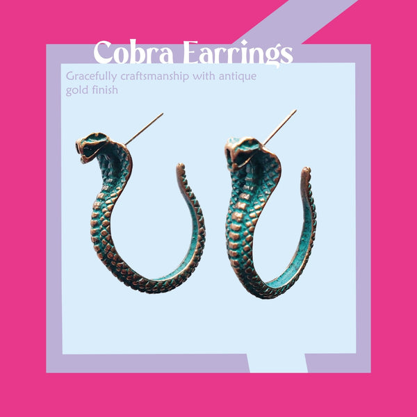 Cobra Earrings - THE WILD SHOWCASE