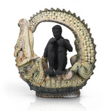 Crocodile Equilibrium Sculpture - The Wild Showcase