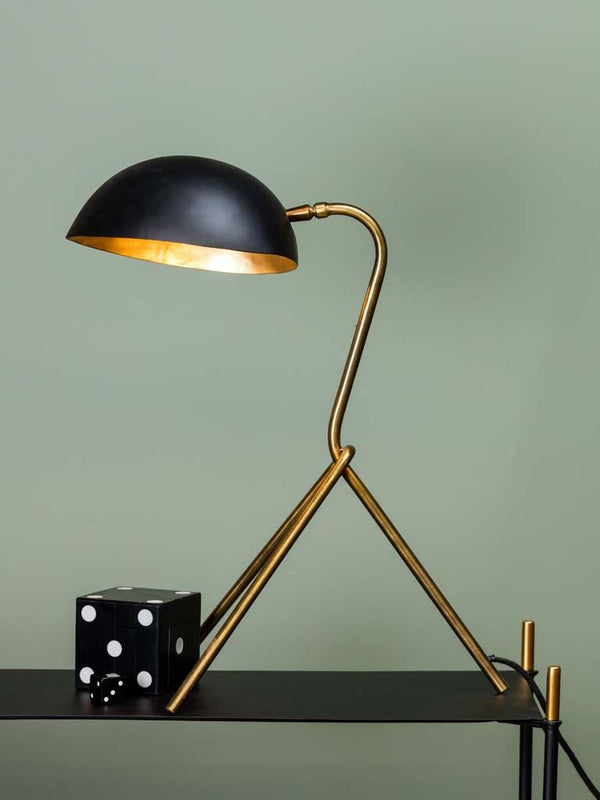 Desk lamp black brass - THE WILD SHOWCASE