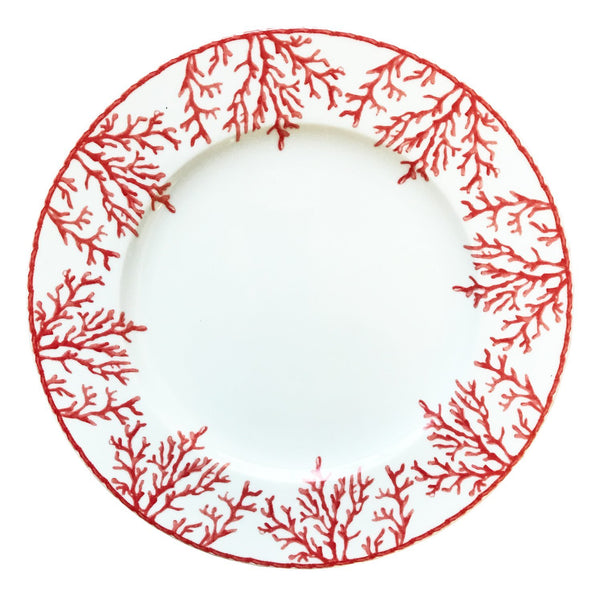 Dinner plate Coastal Coral Red NEW - THE WILD SHOWCASE