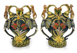 Elephant and Leopard Candle Holders - THE WILD SHOWCASE