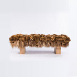 GRIZZLY WOOD BENCH - The Wild Showcase