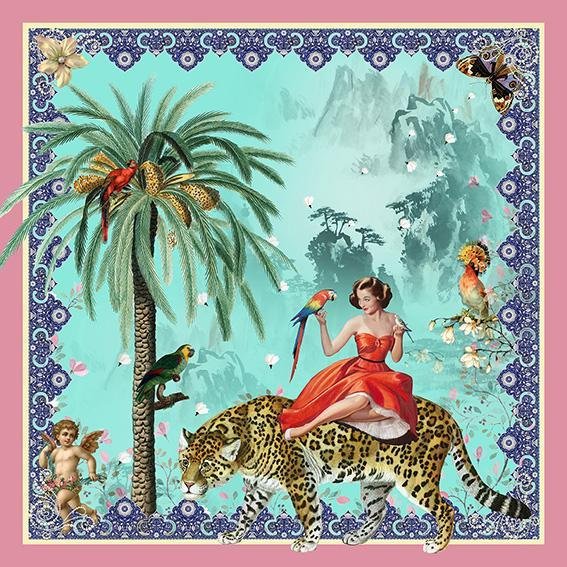 Mary Limited Edition Print (Turquoise) - THE WILD SHOWCASE
