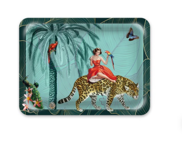 Mary Small Tray - Turquoise - THE WILD SHOWCASE
