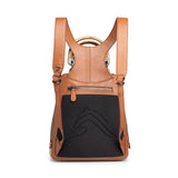 Racer Metallic Mini: Women's Designer Backpack in Gold Leather - THE WILD SHOWCASE