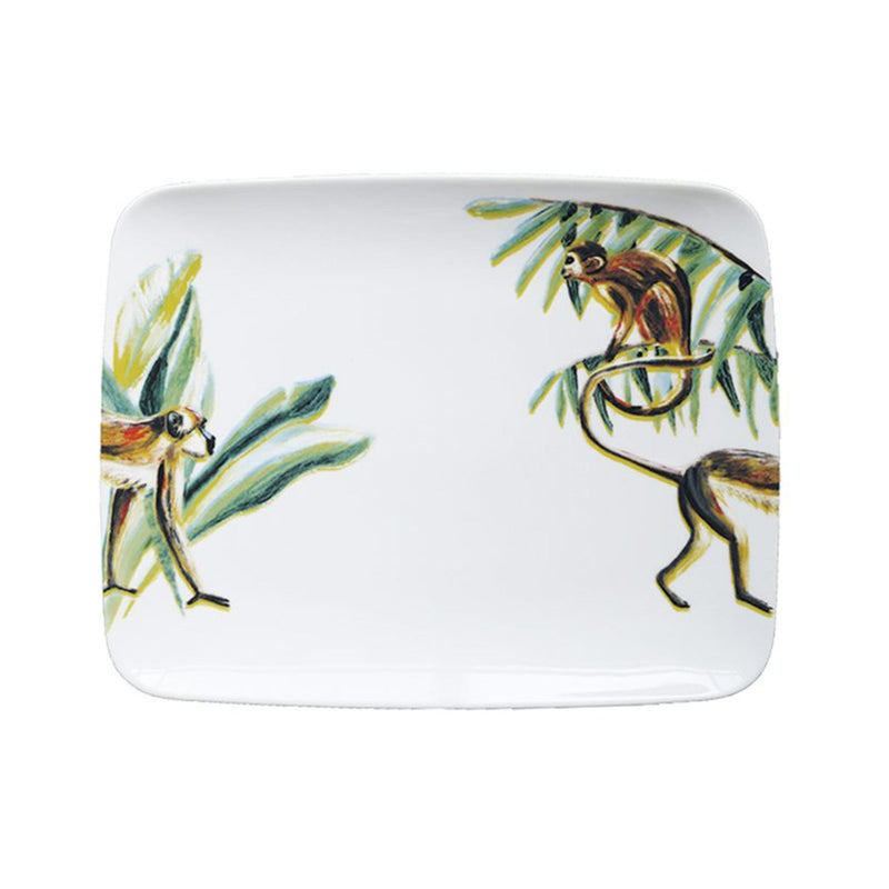 Serving bowl / dinner plate monkey Jungle Stories Monkey - THE WILD SHOWCASE